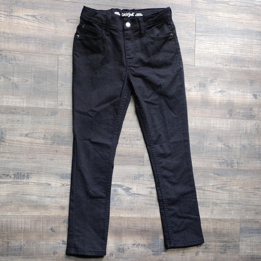 Cat & Jack Black Straight-Leg Jeans